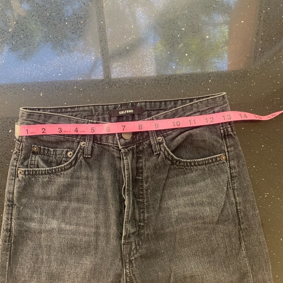 GRLFRND off black  loose fitting jean.  24 - Picture 14 of 16